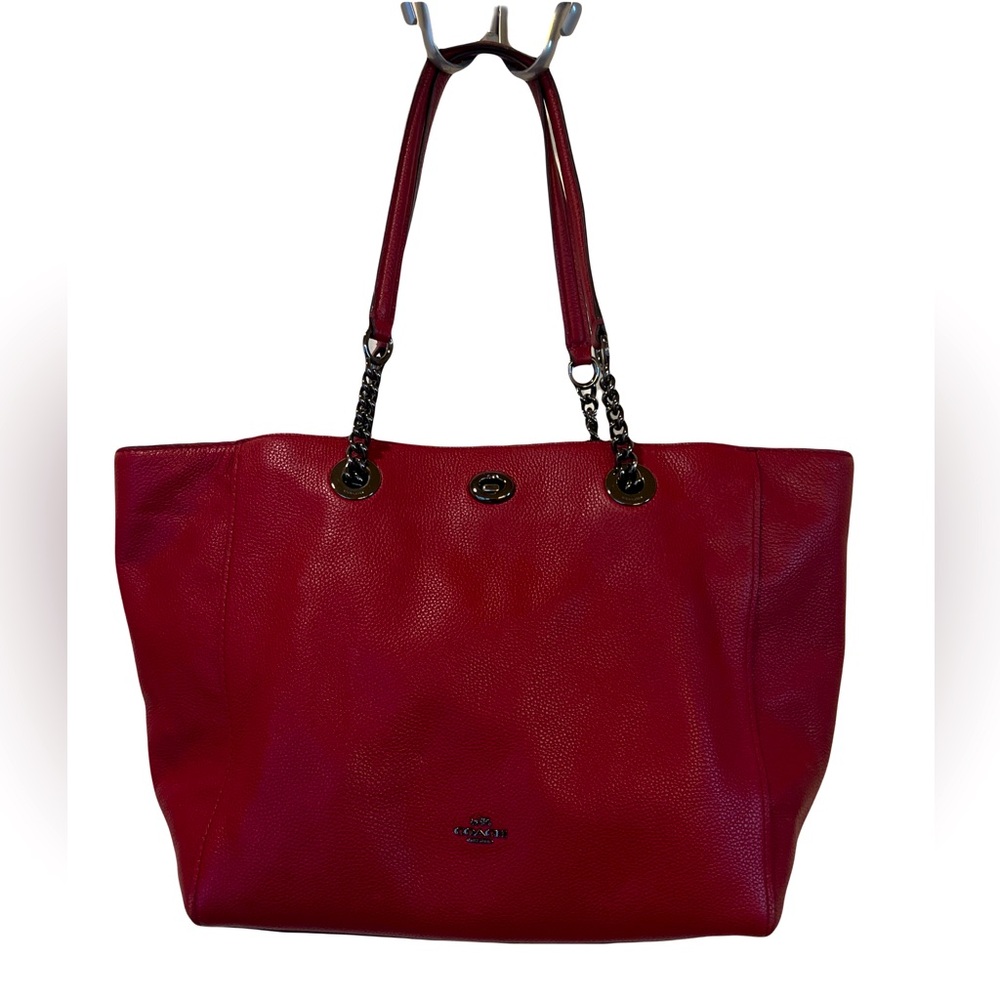 Coach Red Shoulder Bag